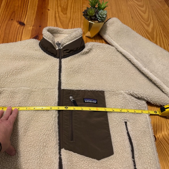 Patagonia CLASSIC RETRO-X JACKET Jacket Coat 23055F8 SIZE Mens Size MED Beige - Picture 7 of 8